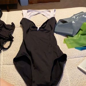Natalie cross cross back leotard